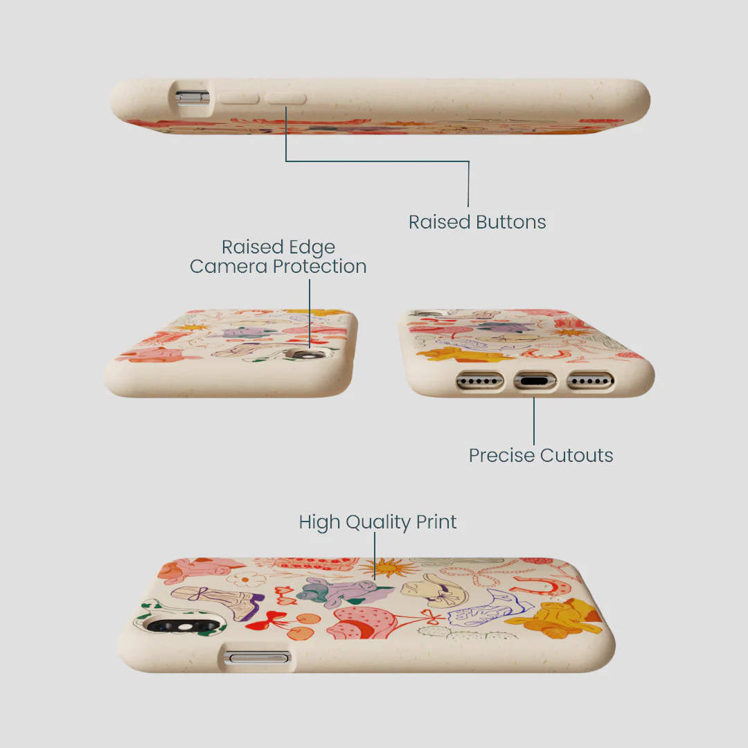 Seashell Retro Rodeo iPhone XR Case - Image 3