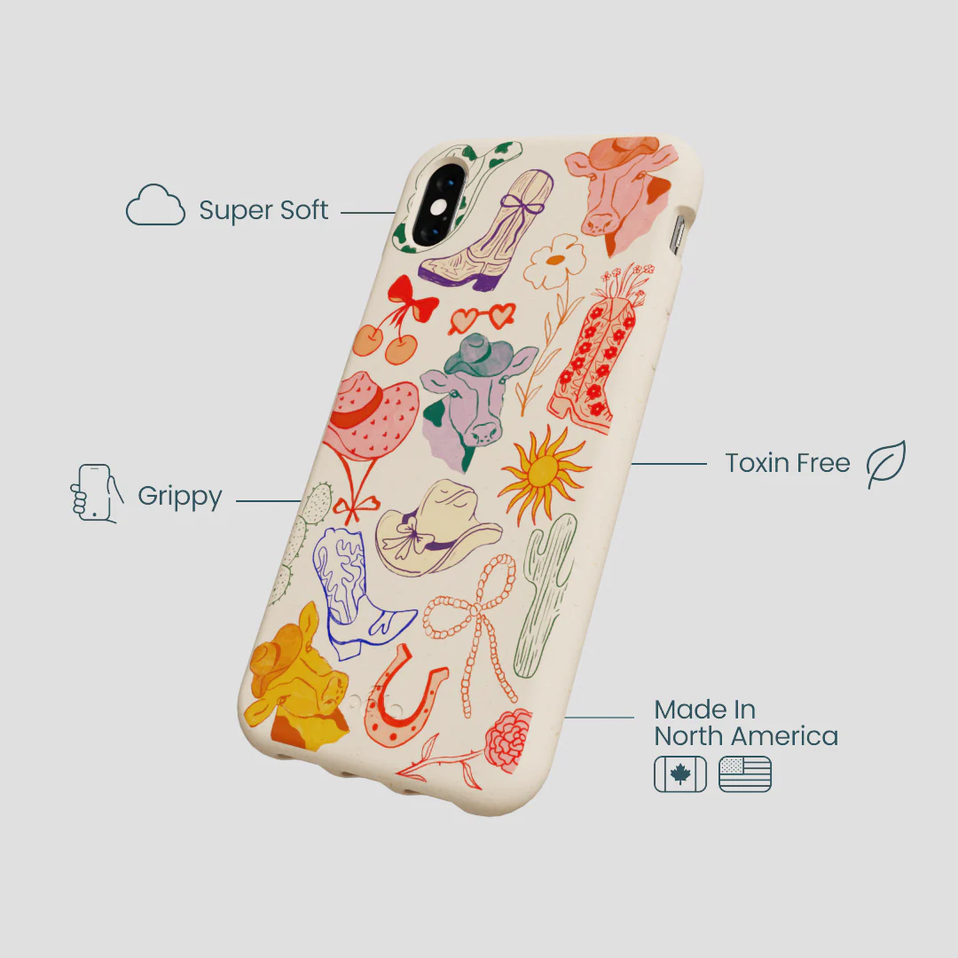 Seashell Retro Rodeo iPhone XR Case - Image 4