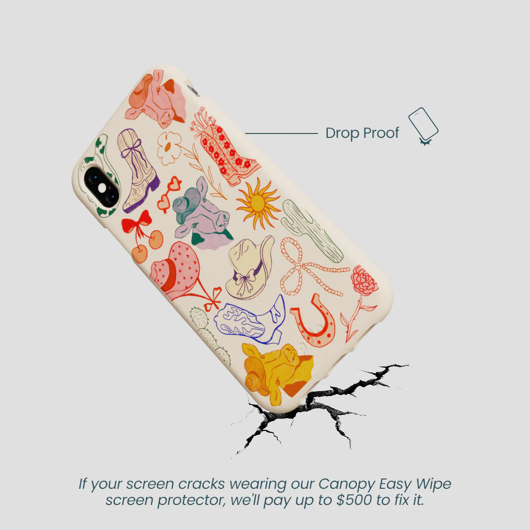 Seashell Retro Rodeo iPhone XR Case - Image 5