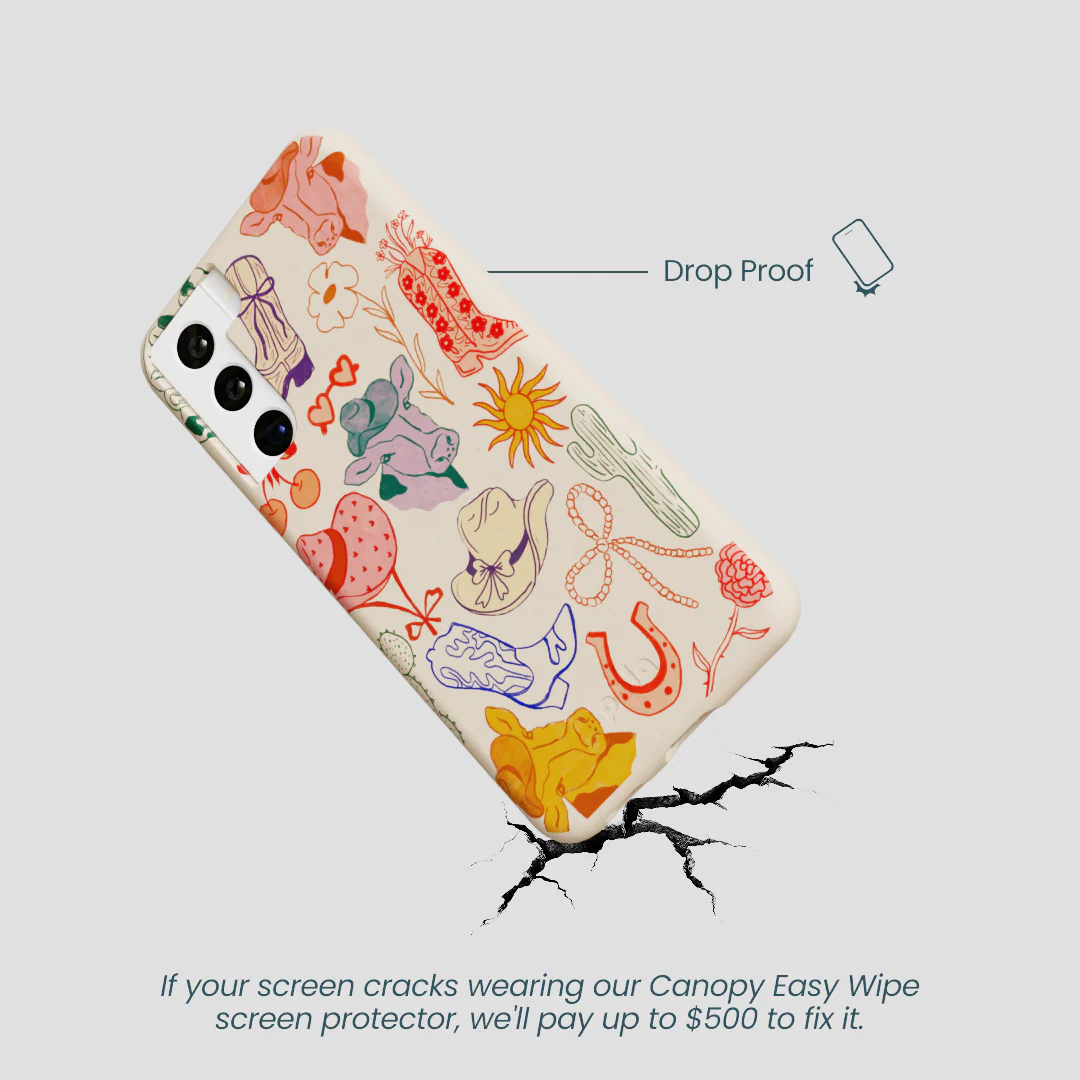 Seashell Retro Rodeo Samsung Galaxy S21 Case - Image 5