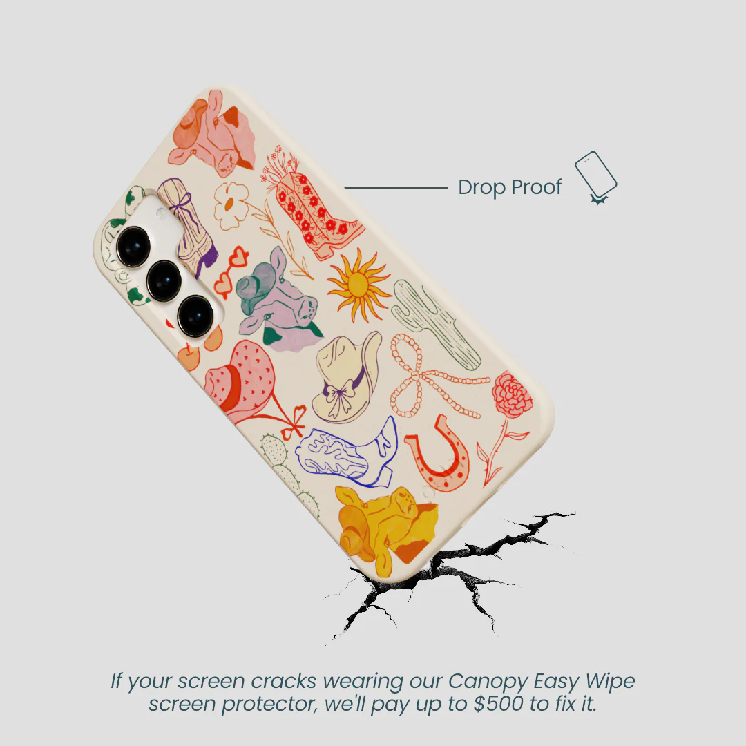 Seashell Retro Rodeo Samsung Galaxy S23 Case - Image 5