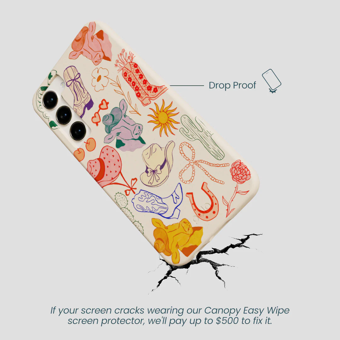 Seashell Retro Rodeo Samsung Galaxy S23+(Plus) Case - Image 5