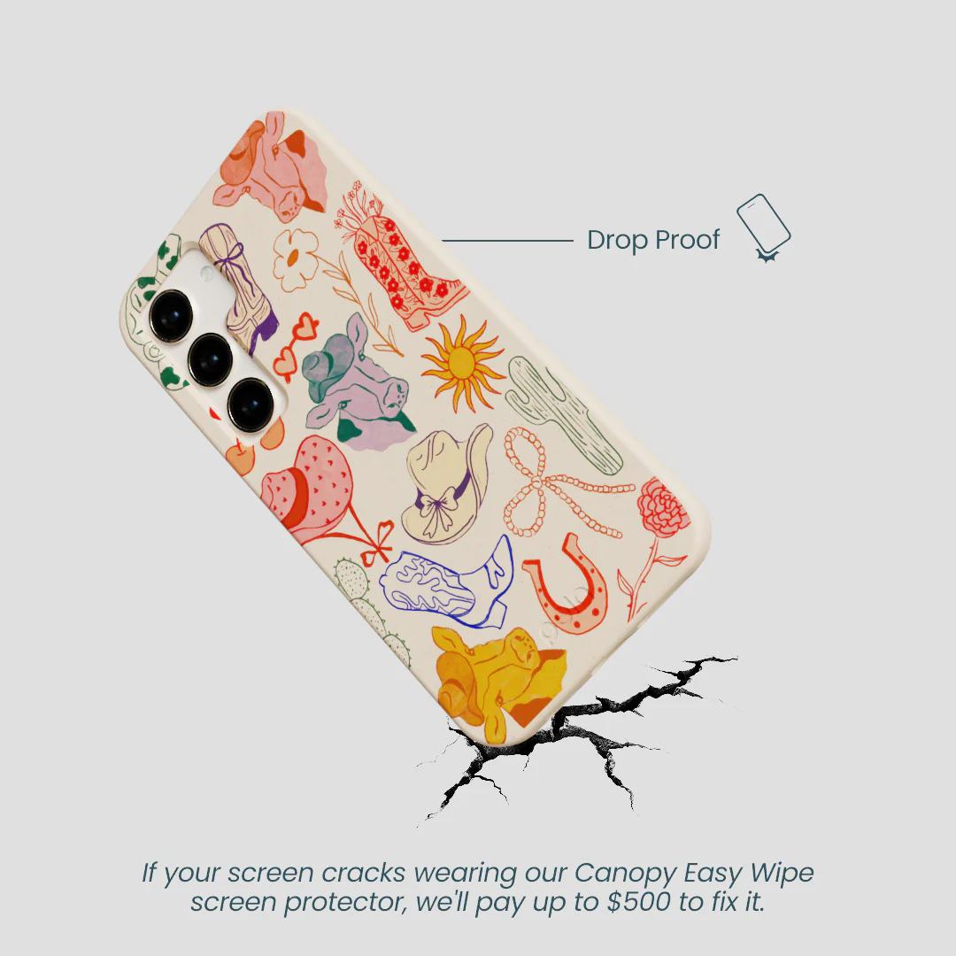 Seashell Retro Rodeo Samsung Galaxy S24 Case - Image 5