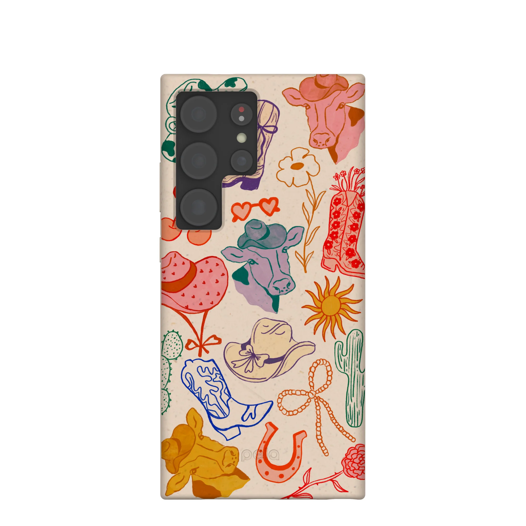 Seashell Retro Rodeo Samsung Galaxy S24 Ultra Case