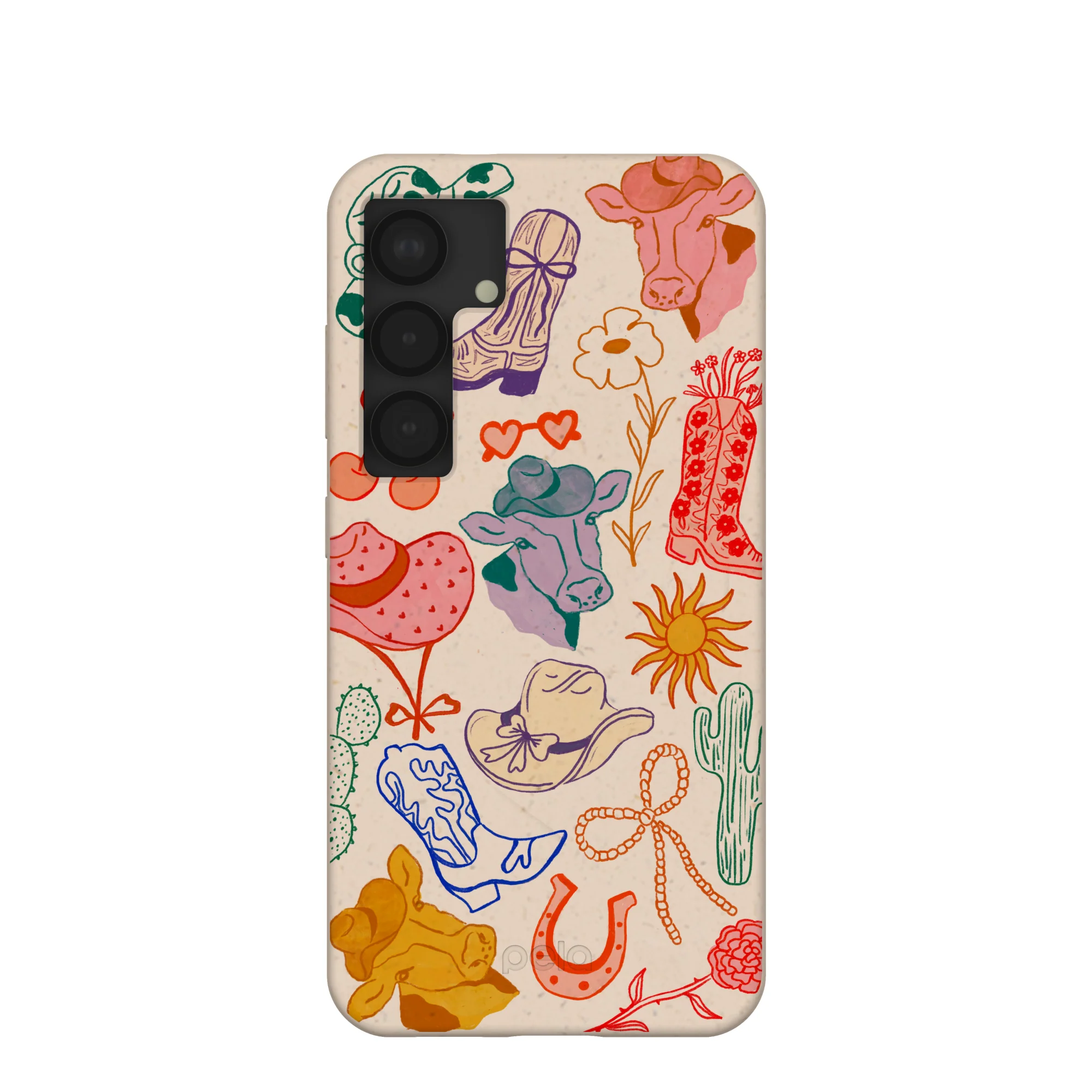 Seashell Retro Rodeo Samsung Galaxy S25 Case