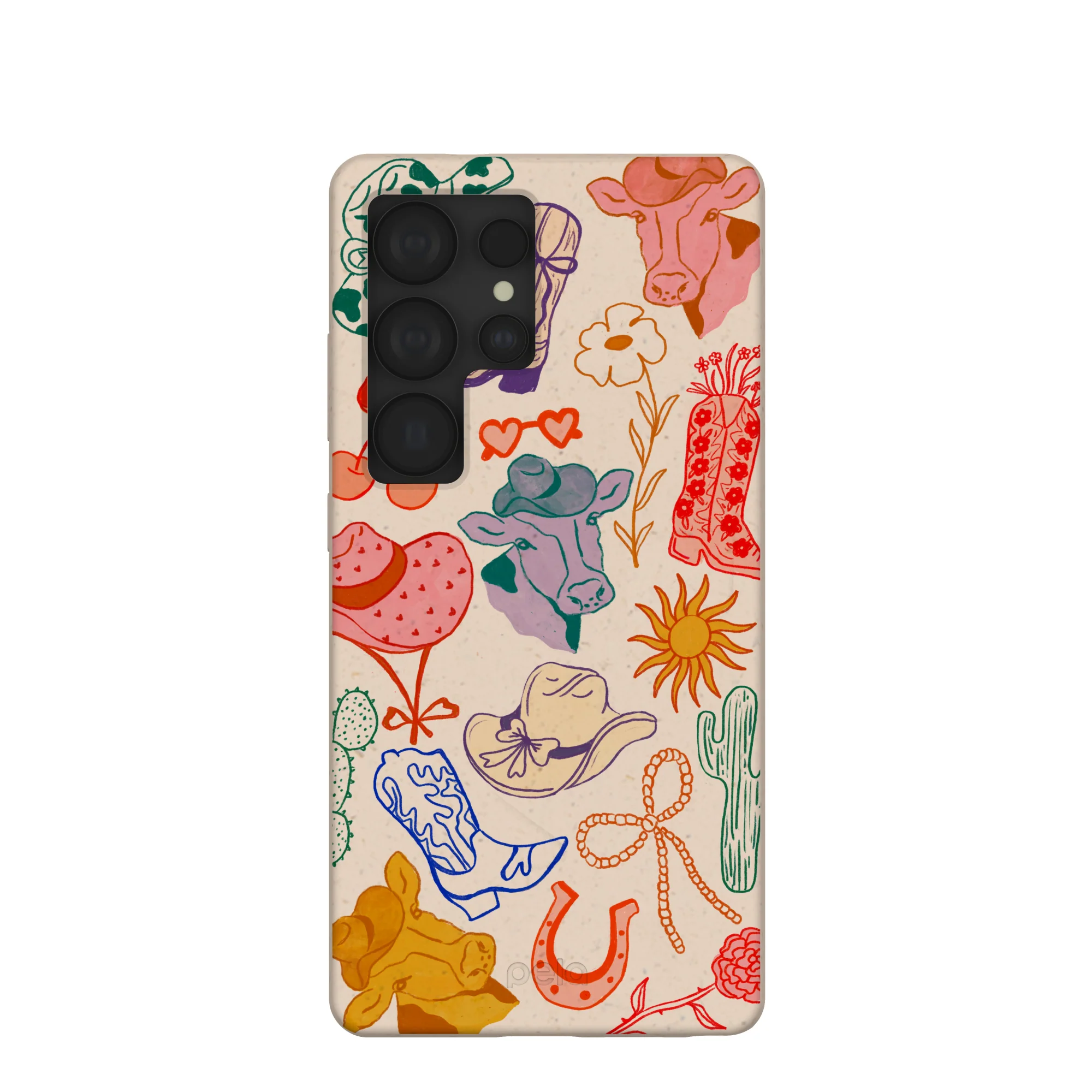 Seashell Retro Rodeo Samsung Galaxy S25 Ultra Case