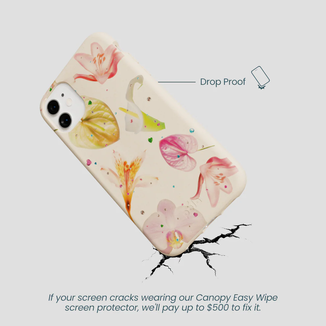 Seashell Rhinestone Bouquet iPhone 11 Case - Image 5