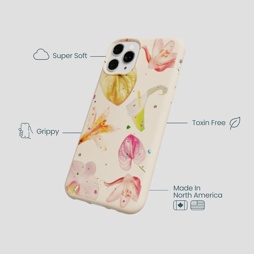 Seashell Rhinestone Bouquet iPhone 11 Pro Case - Image 4