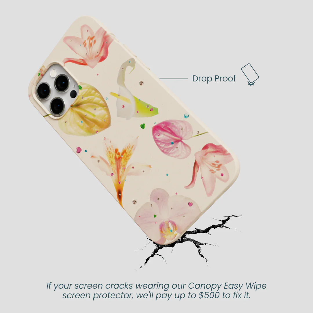 Seashell Rhinestone Bouquet iPhone 12 Pro Max Case - Image 5