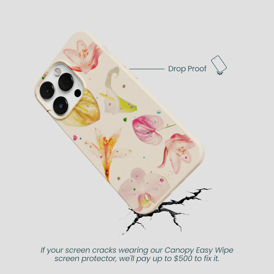 Seashell Rhinestone Bouquet iPhone 13 Pro Case - Image 5