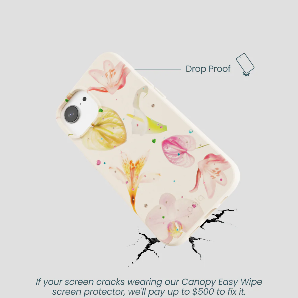 Seashell Rhinestone Bouquet iPhone 16e/17e Case - Image 5