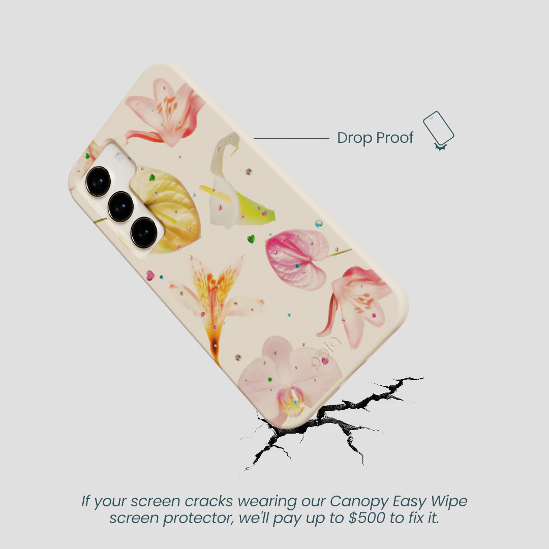 Seashell Rhinestone Bouquet Samsung Galaxy S24 Case - Image 5