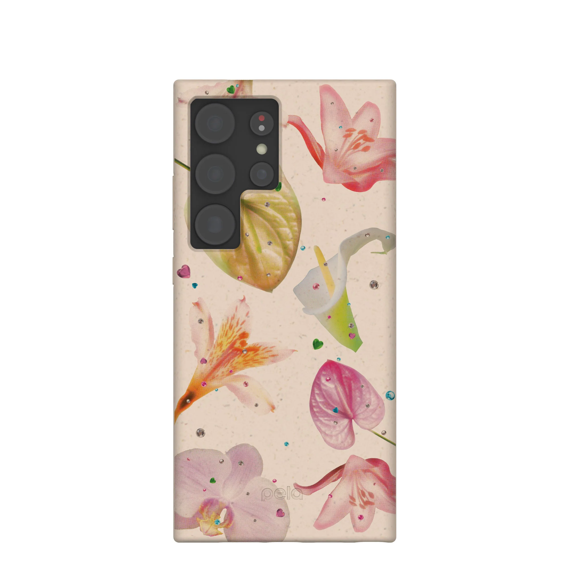 Seashell Rhinestone Bouquet Samsung Galaxy S24 Ultra Case