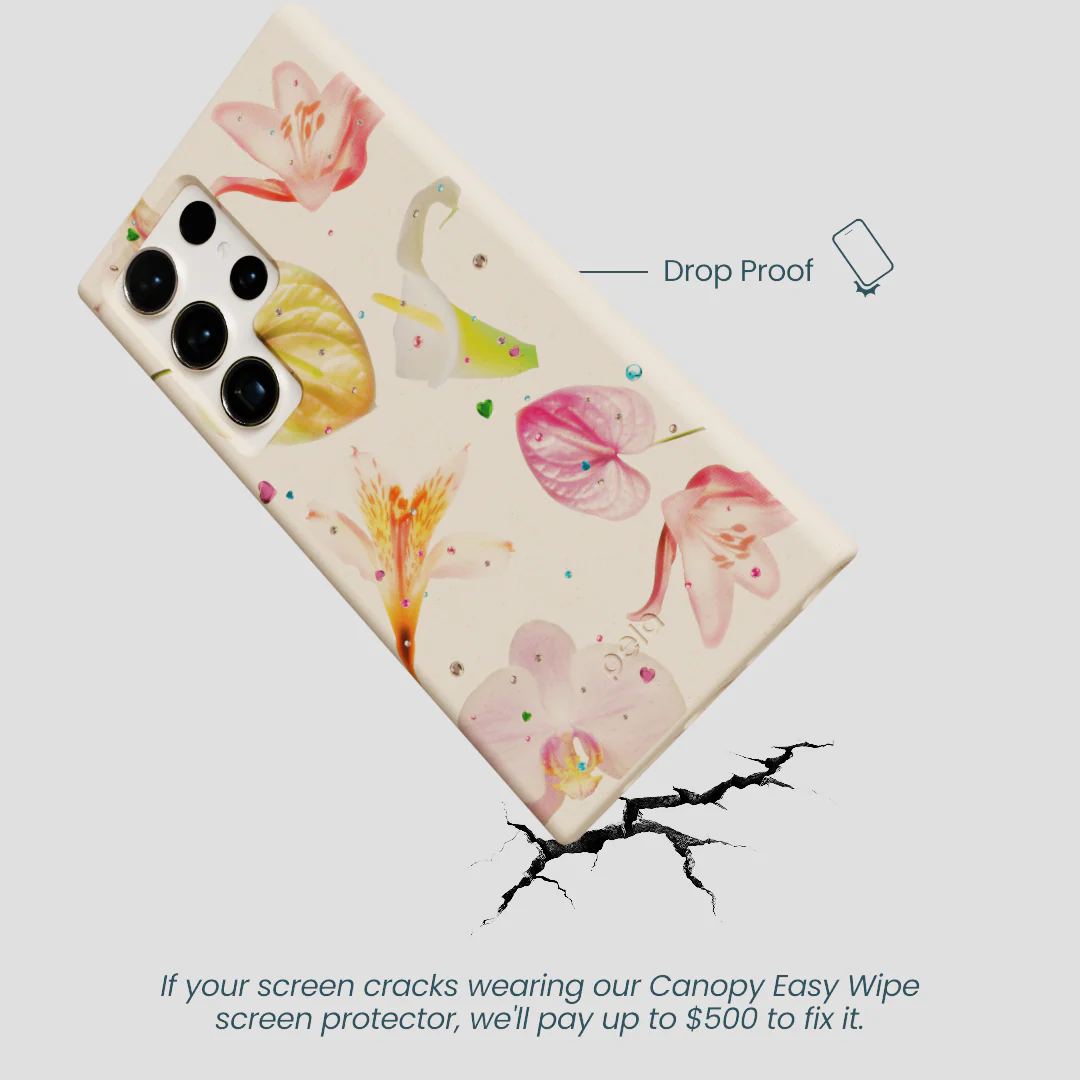 Seashell Rhinestone Bouquet Samsung Galaxy S24 Ultra Case - Image 5