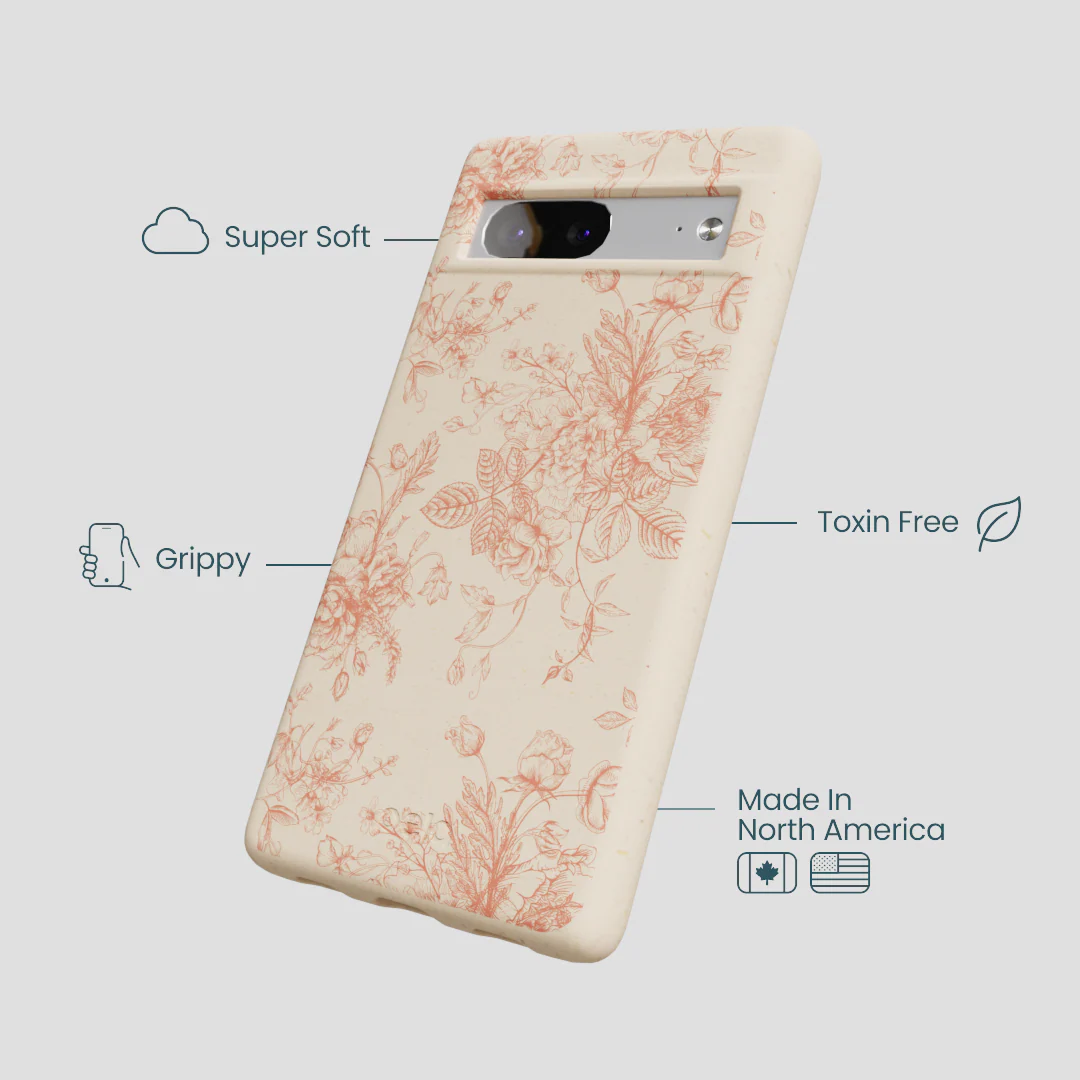Seashell Rococo Bouquets Google Pixel 7 Case - Image 4
