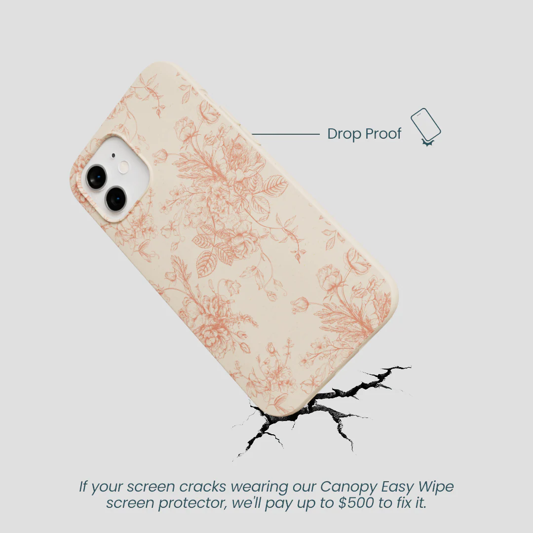 Seashell Rococo Bouquets iPhone 12/ iPhone 12 Pro Case - Image 5