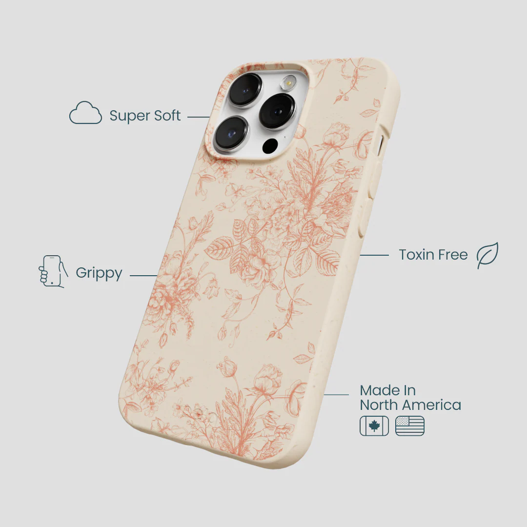Seashell Rococo Bouquets iPhone 13 Pro Max Case - Image 4