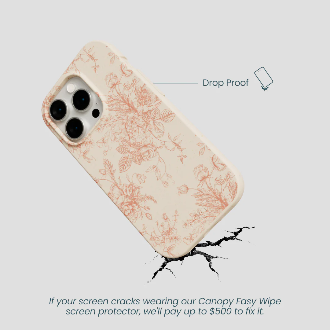 Seashell Rococo Bouquets iPhone 15 Pro Case - Image 5
