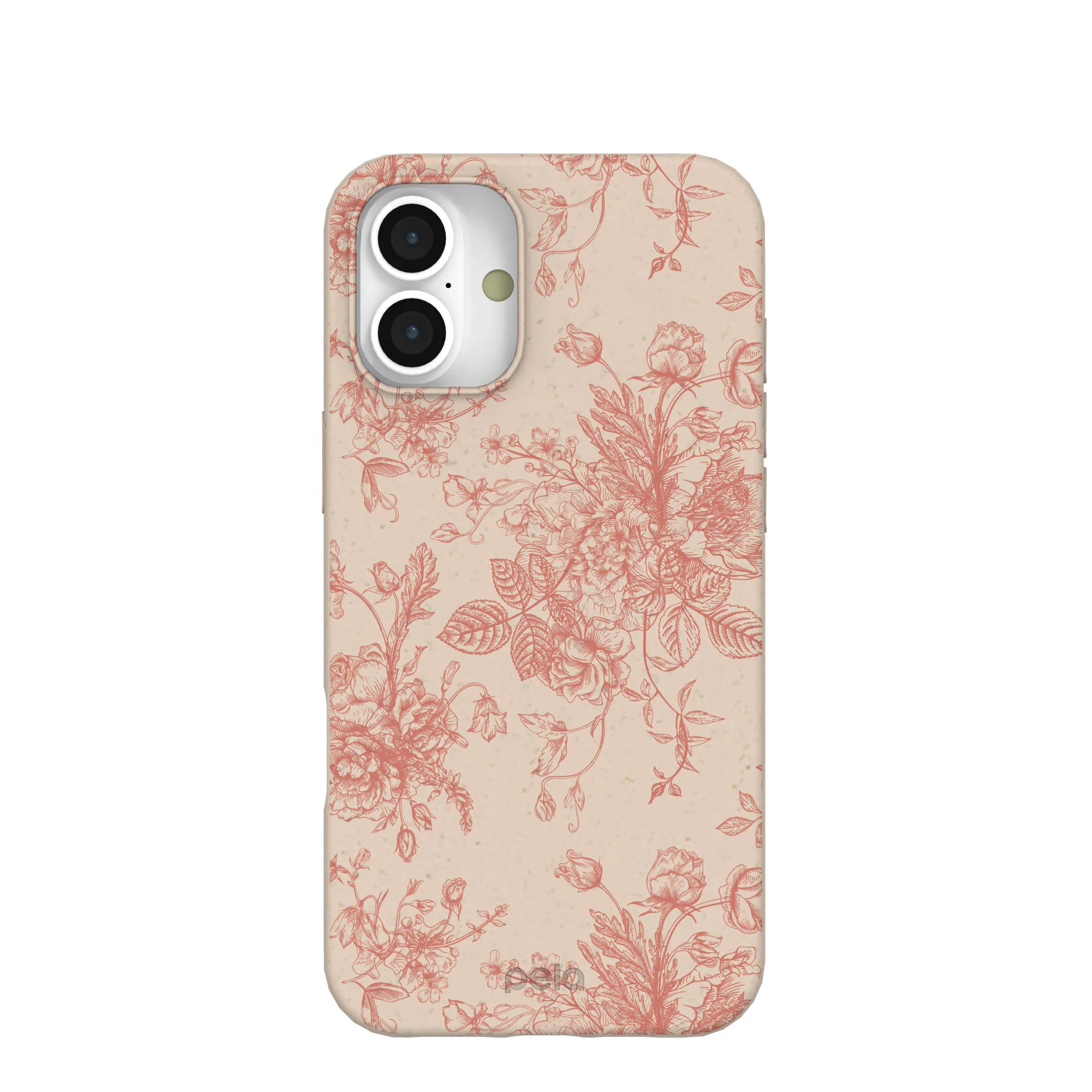Seashell Rococo Bouquets iPhone 16 Plus Case