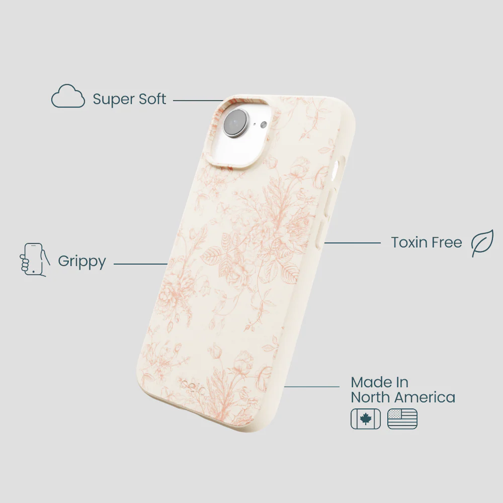 Seashell Rococo Bouquets iPhone 16e/17e Case - Image 4