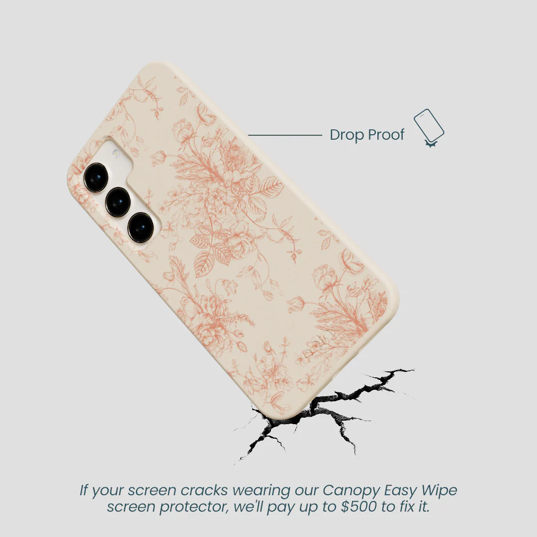 Seashell Rococo Bouquets Samsung Galaxy S23 Case - Image 5
