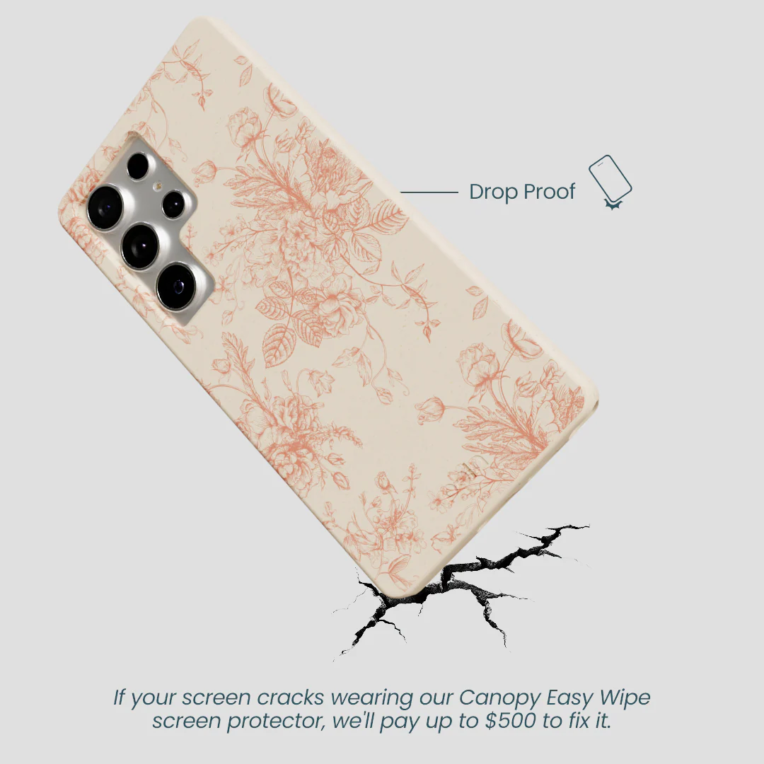 Seashell Rococo Bouquets Samsung Galaxy S25 Ultra Case - Image 5