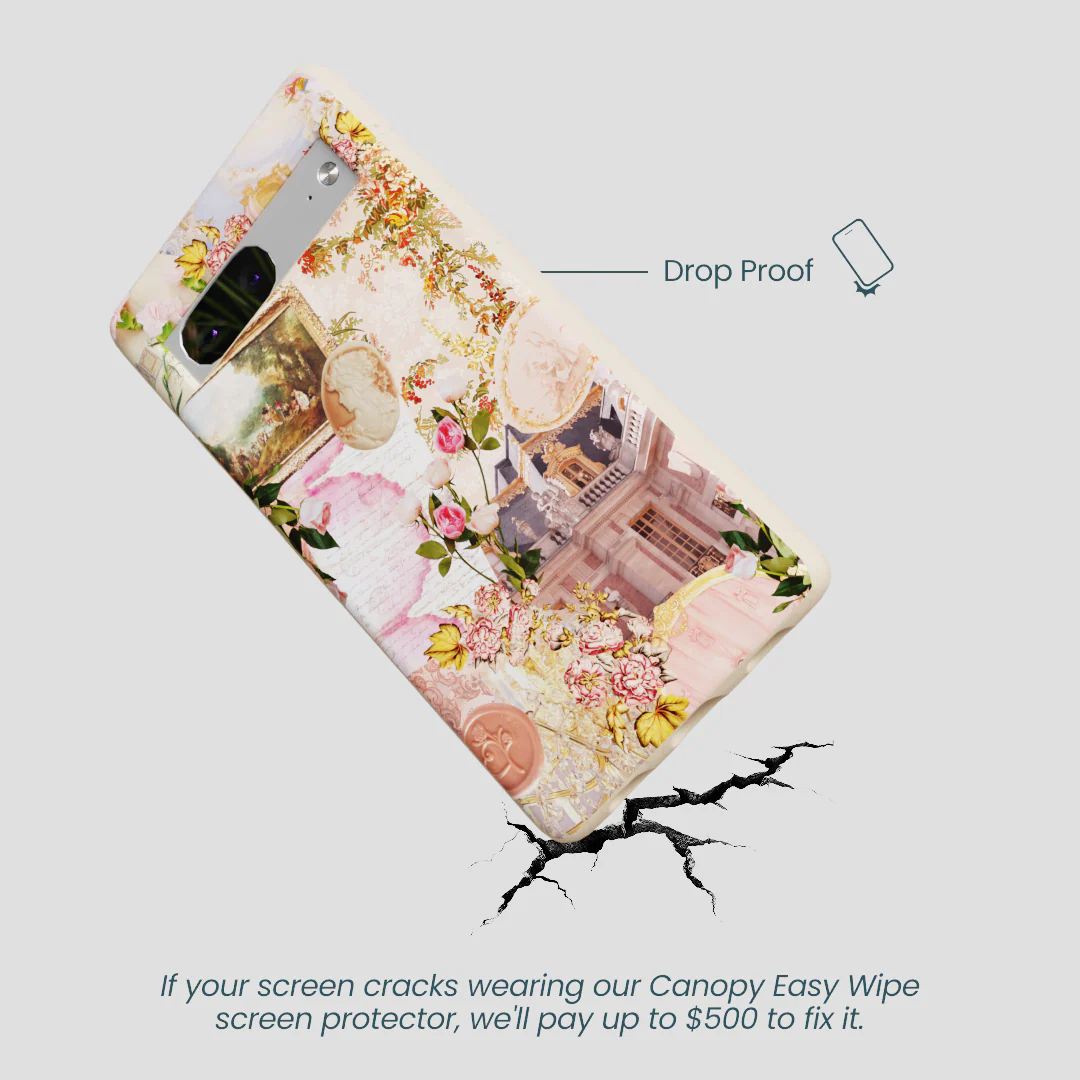 Seashell Rococo Romance Google Pixel 7a Case - Image 5