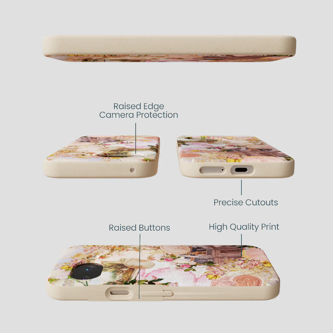 Seashell Rococo Romance Google Pixel 9a Case - Image 3