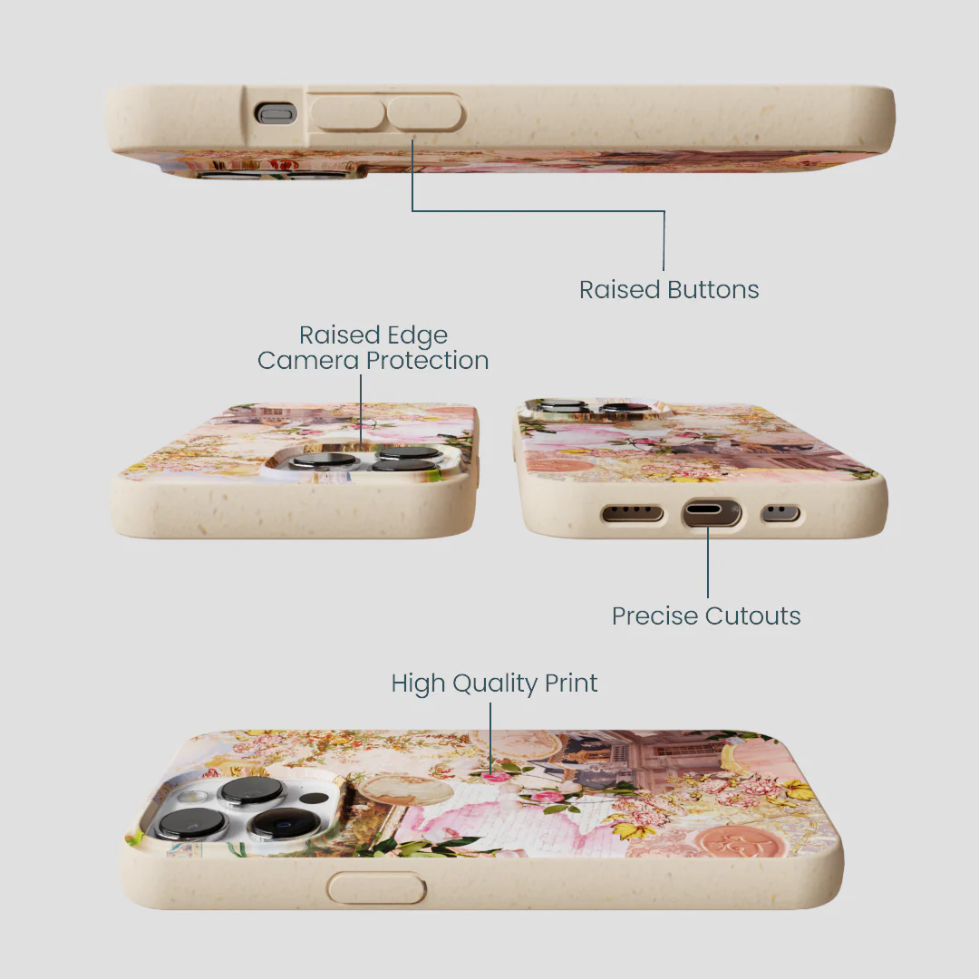 Seashell Rococo Romance iPhone 13 Pro Max Case - Image 3