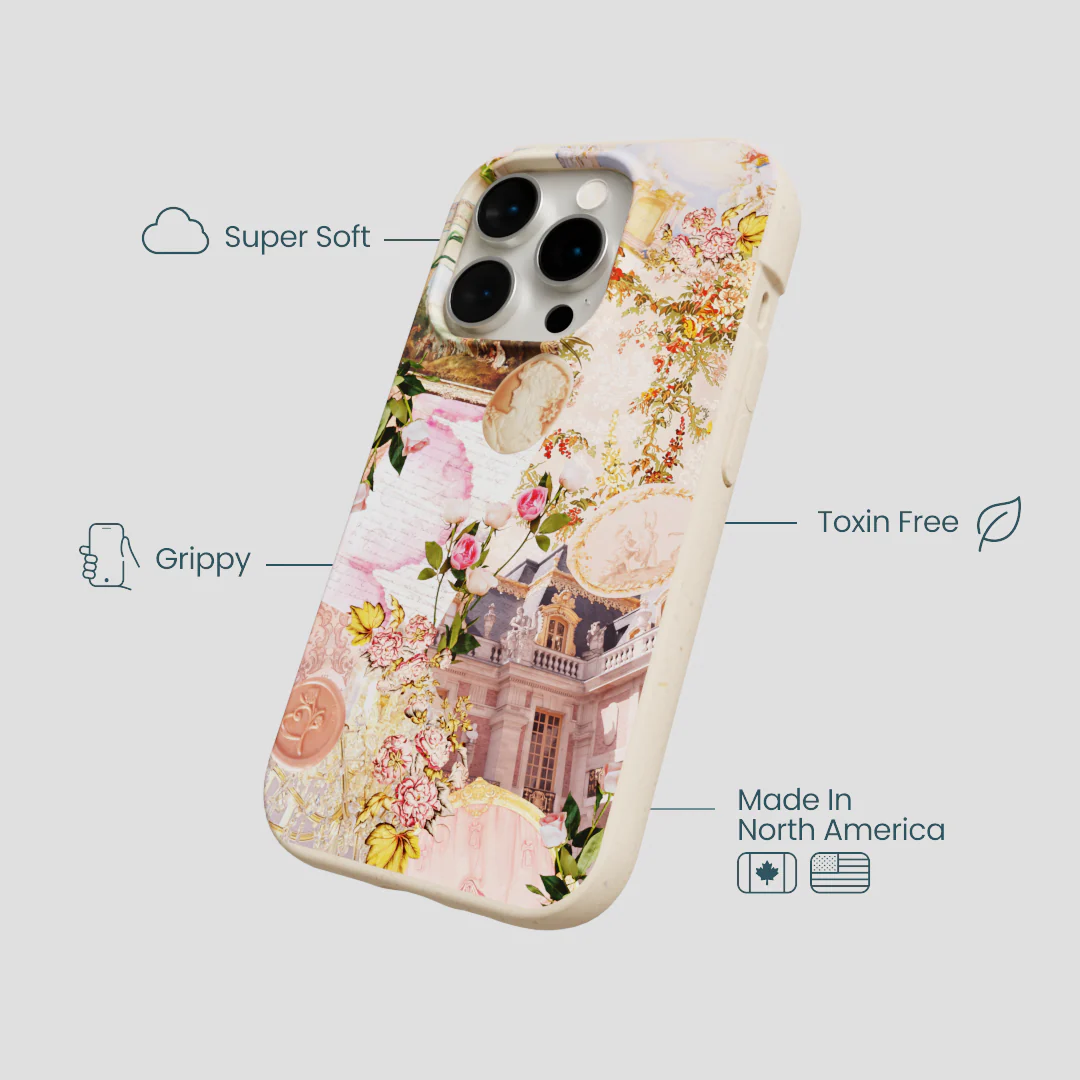 Seashell Rococo Romance iPhone 14 Pro Case - Image 4