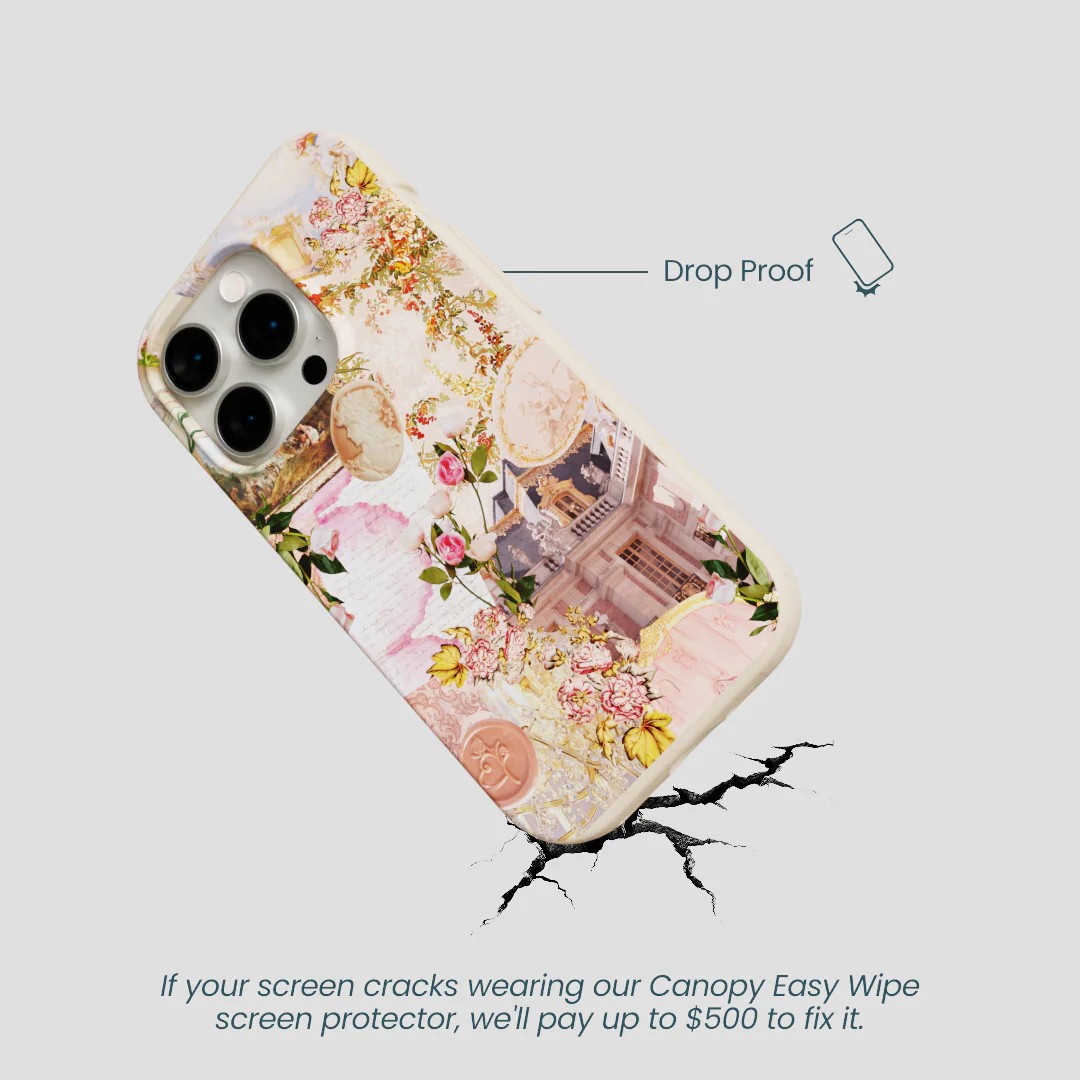 Seashell Rococo Romance iPhone 14 Pro Case - Image 5