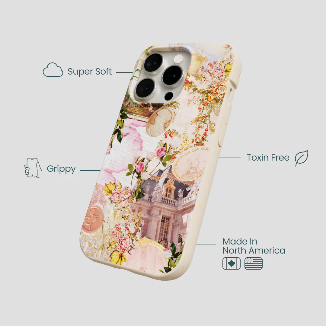 Seashell Rococo Romance iPhone 15 Pro Case - Image 4