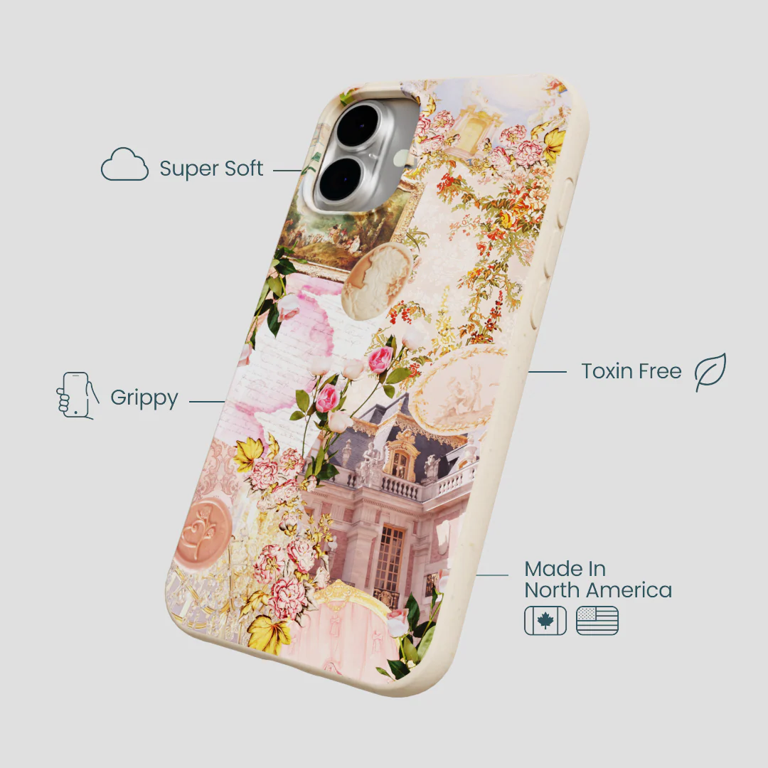 Seashell Rococo Romance iPhone 16 Plus Case - Image 4