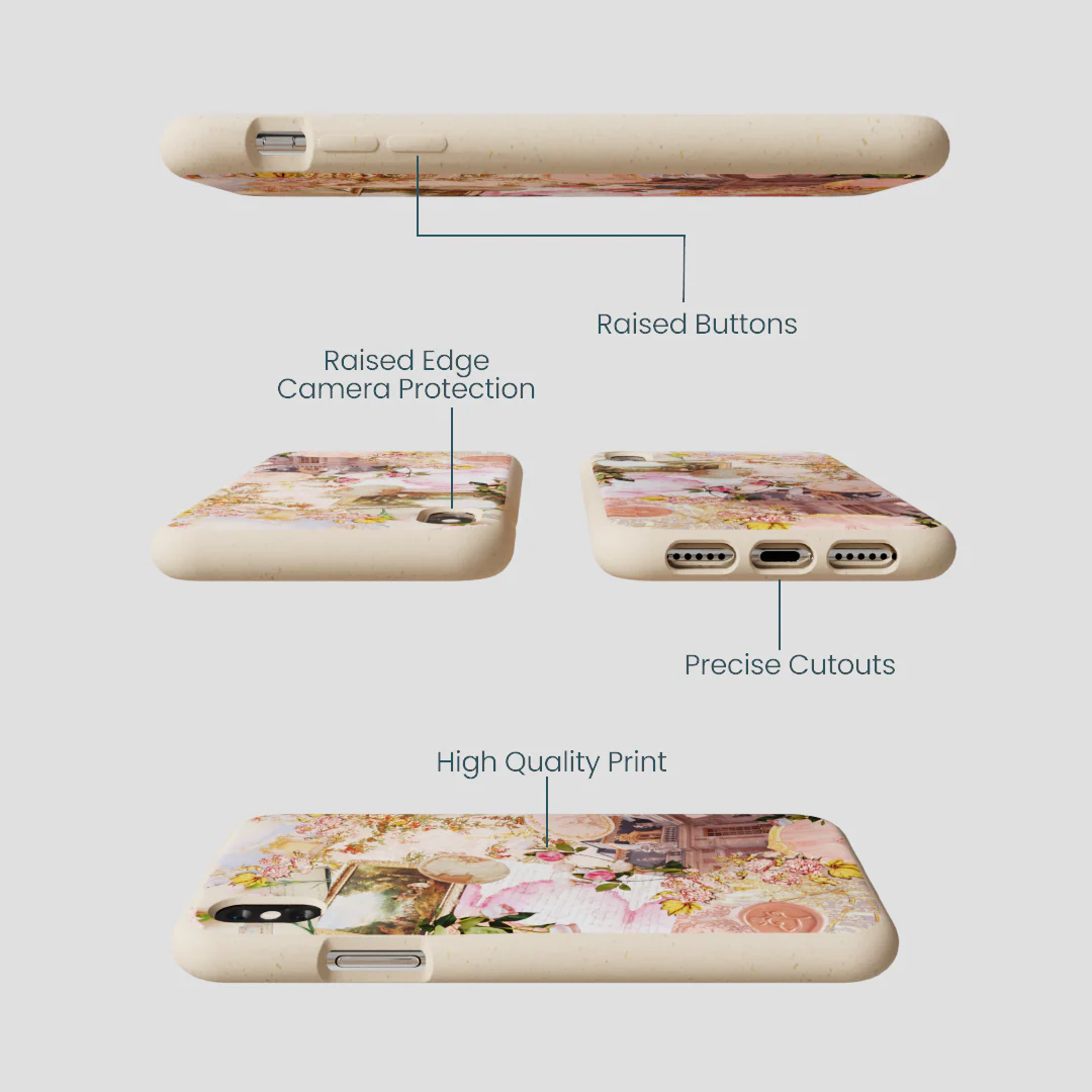 Seashell Rococo Romance iPhone XR Case - Image 3