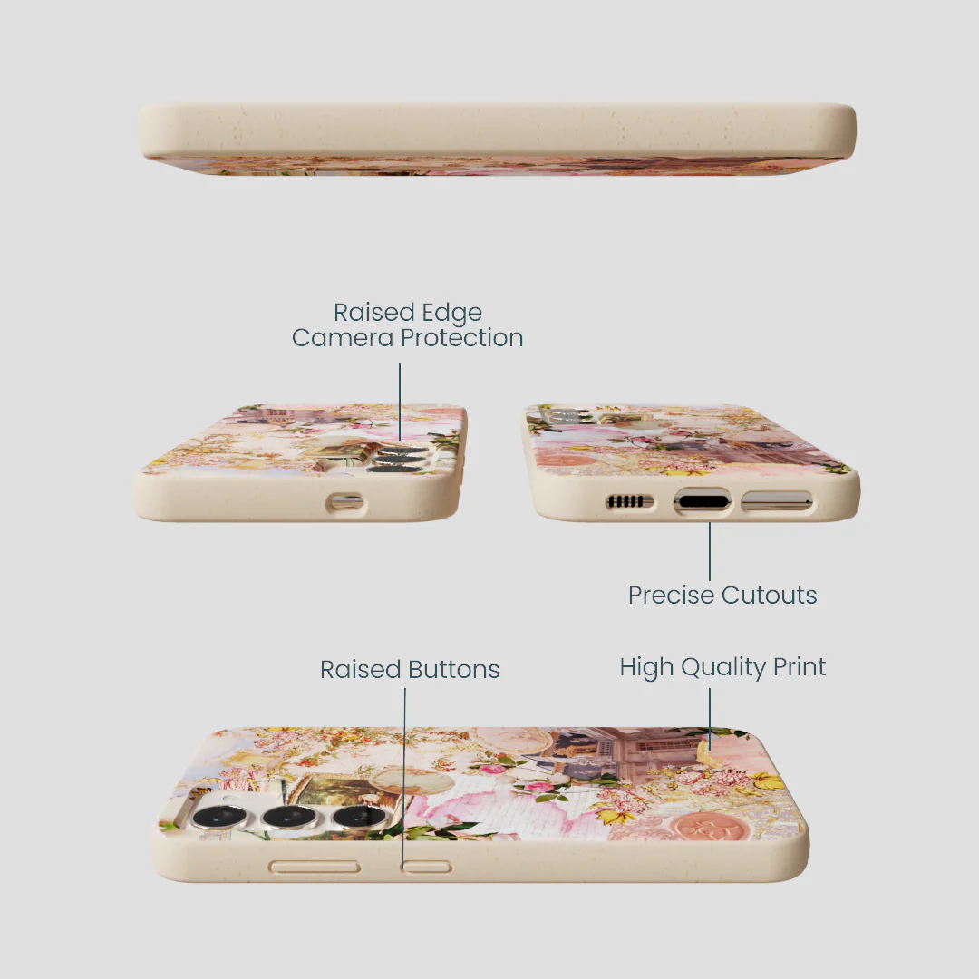 Seashell Rococo Romance Samsung Galaxy S24 Case - Image 3