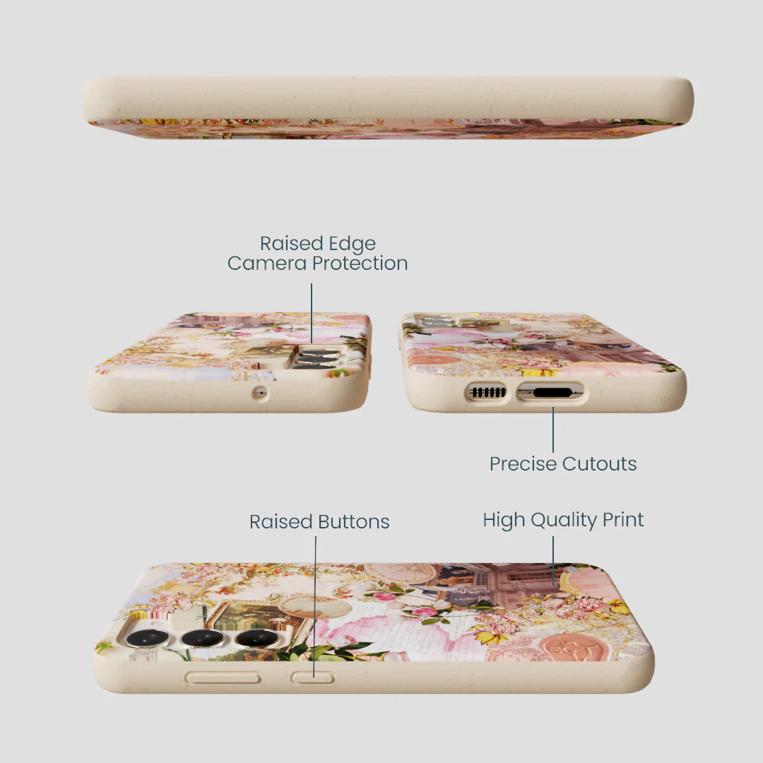 Seashell Rococo Romance Samsung Galaxy S24+(Plus) Case - Image 3