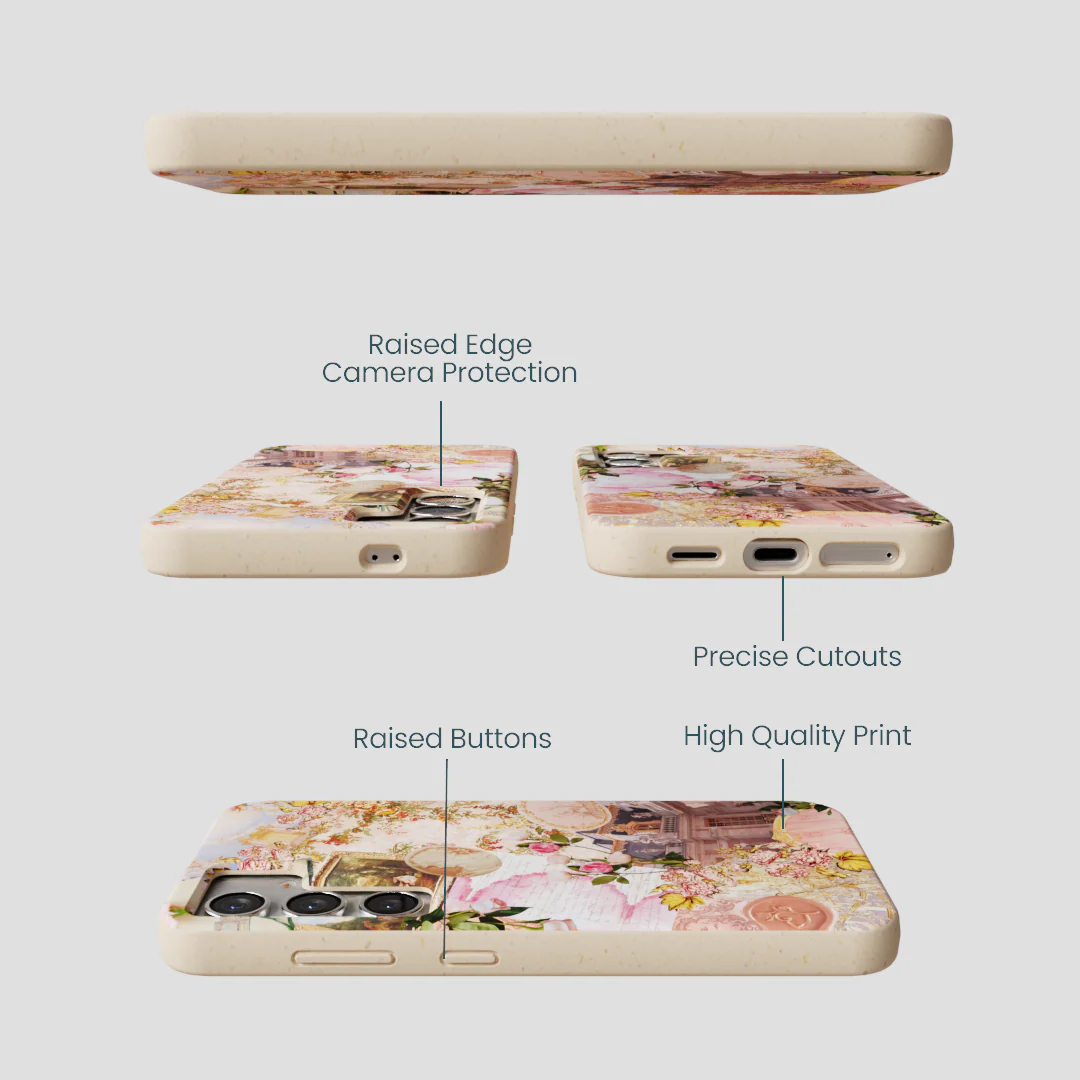 Seashell Rococo Romance Samsung Galaxy S25 Case - Image 3