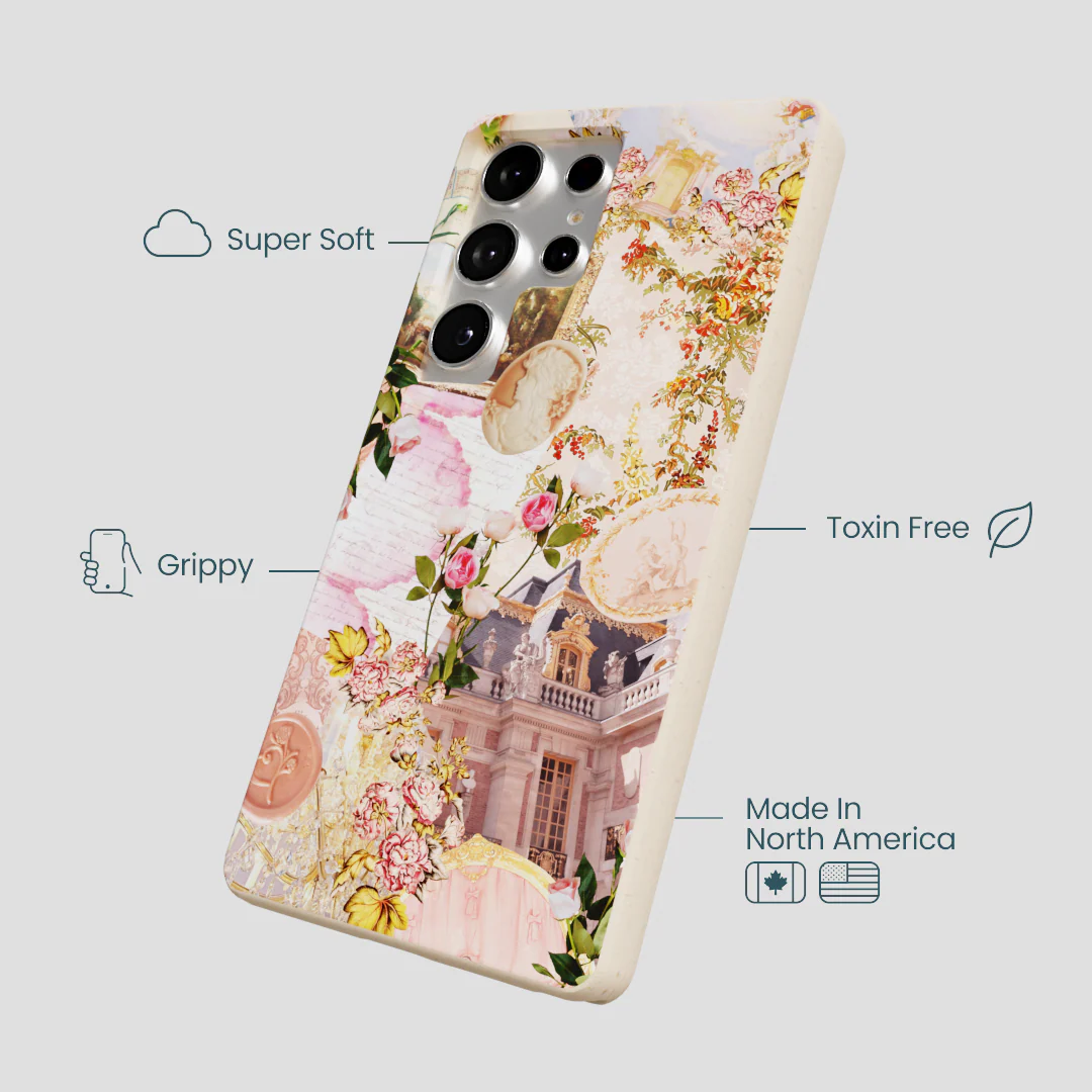Seashell Rococo Romance Samsung Galaxy S25 Ultra Case - Image 4