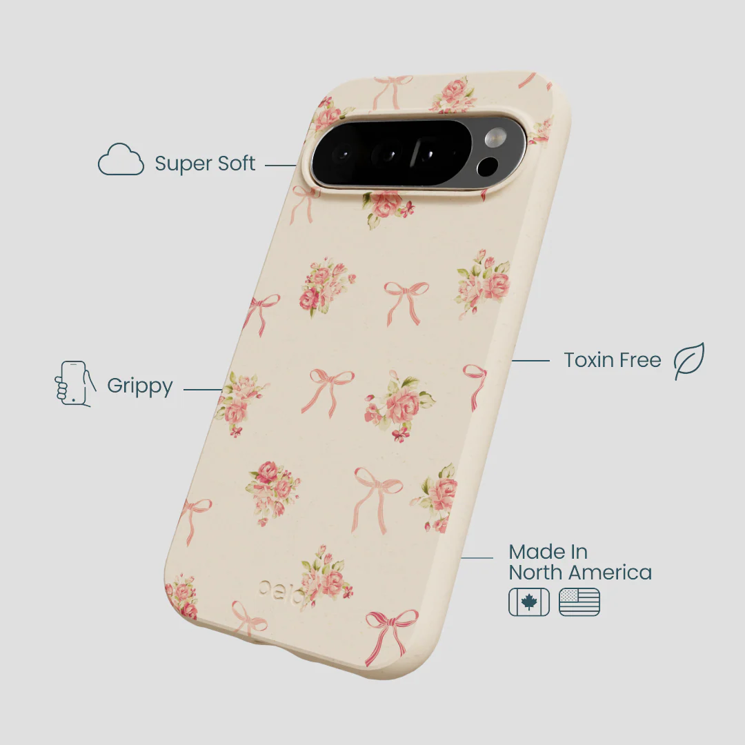 Seashell Roses and Bows Google Pixel 10 Pro XL Case - Image 4