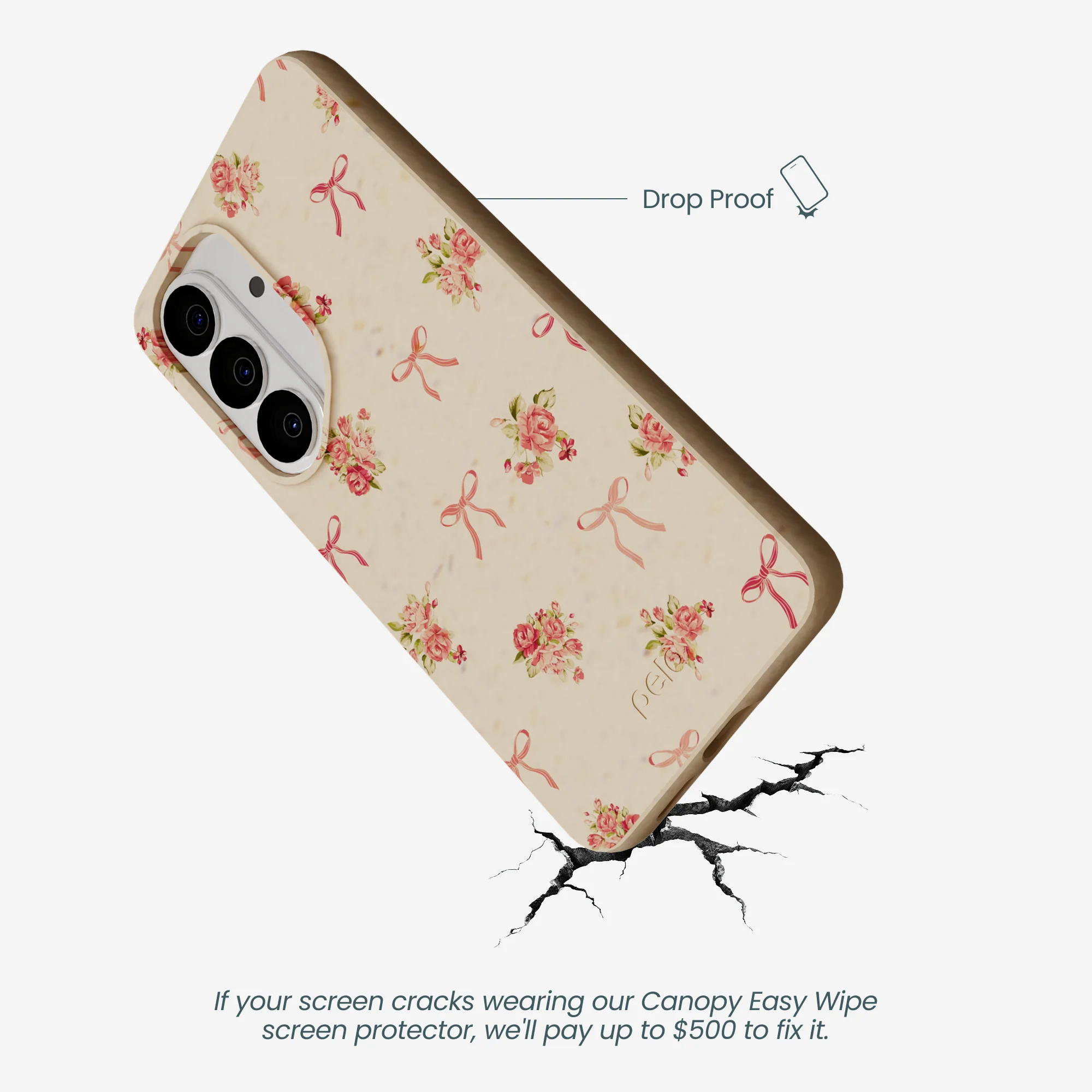Seashell Roses and Bows Samsung Galaxy S26 Case - Image 5