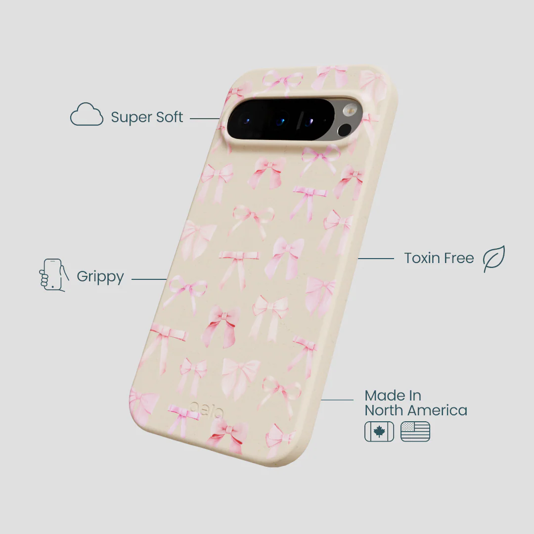 Seashell Rosy Bows Google Pixel 9/9 Pro Case - Image 4