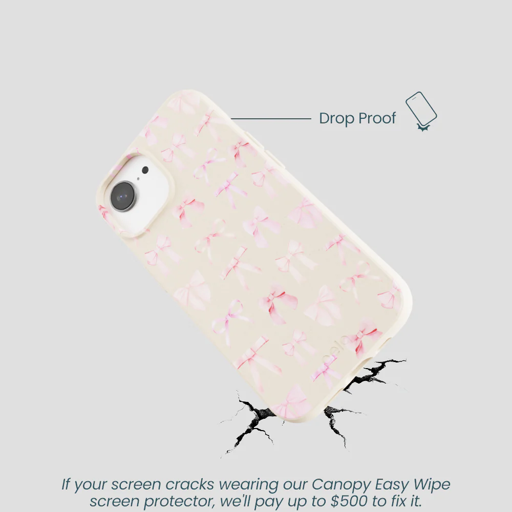 Seashell Rosy Bows iPhone 16e/17e Case - Image 5