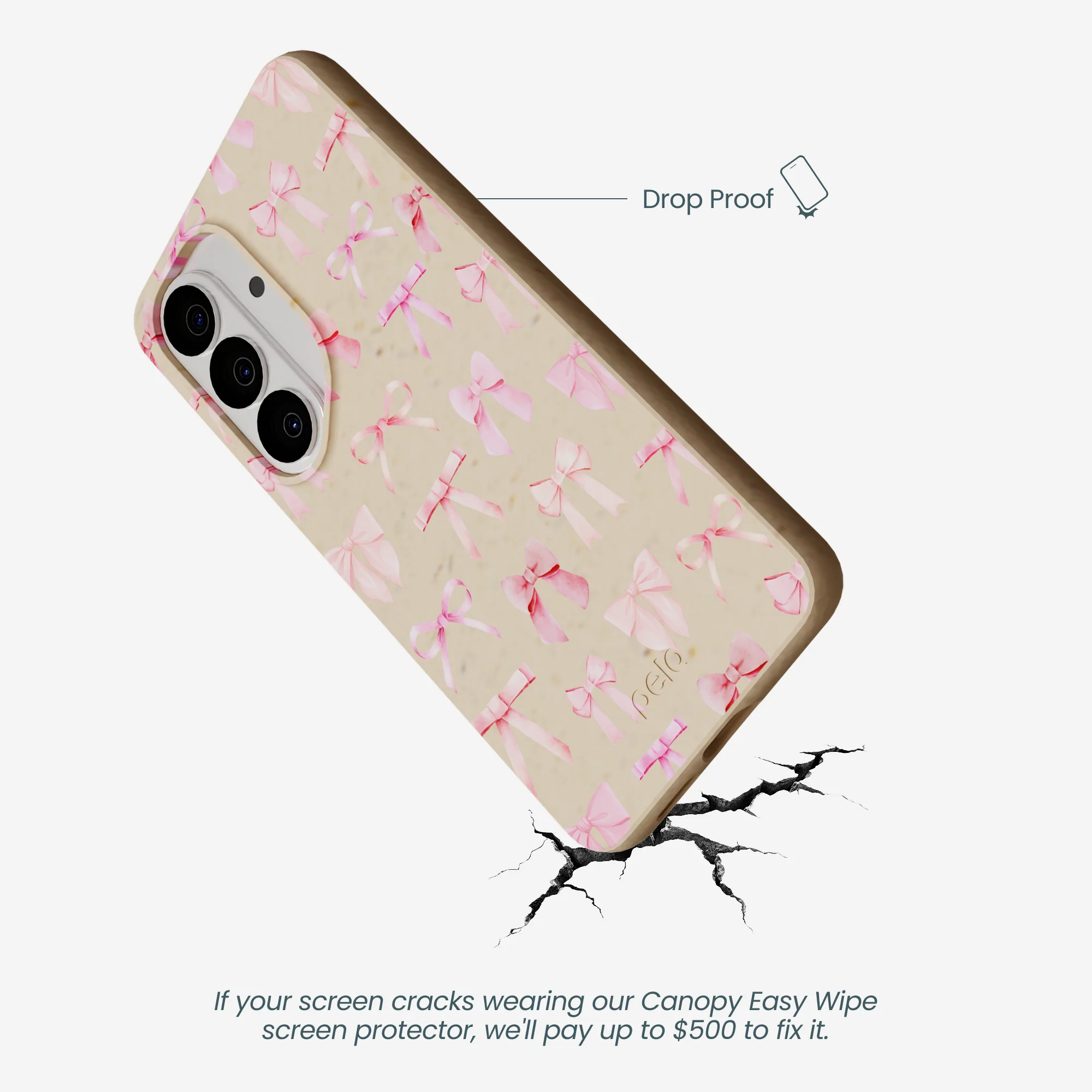 Seashell Rosy Bows Samsung Galaxy S26 Case - Image 5
