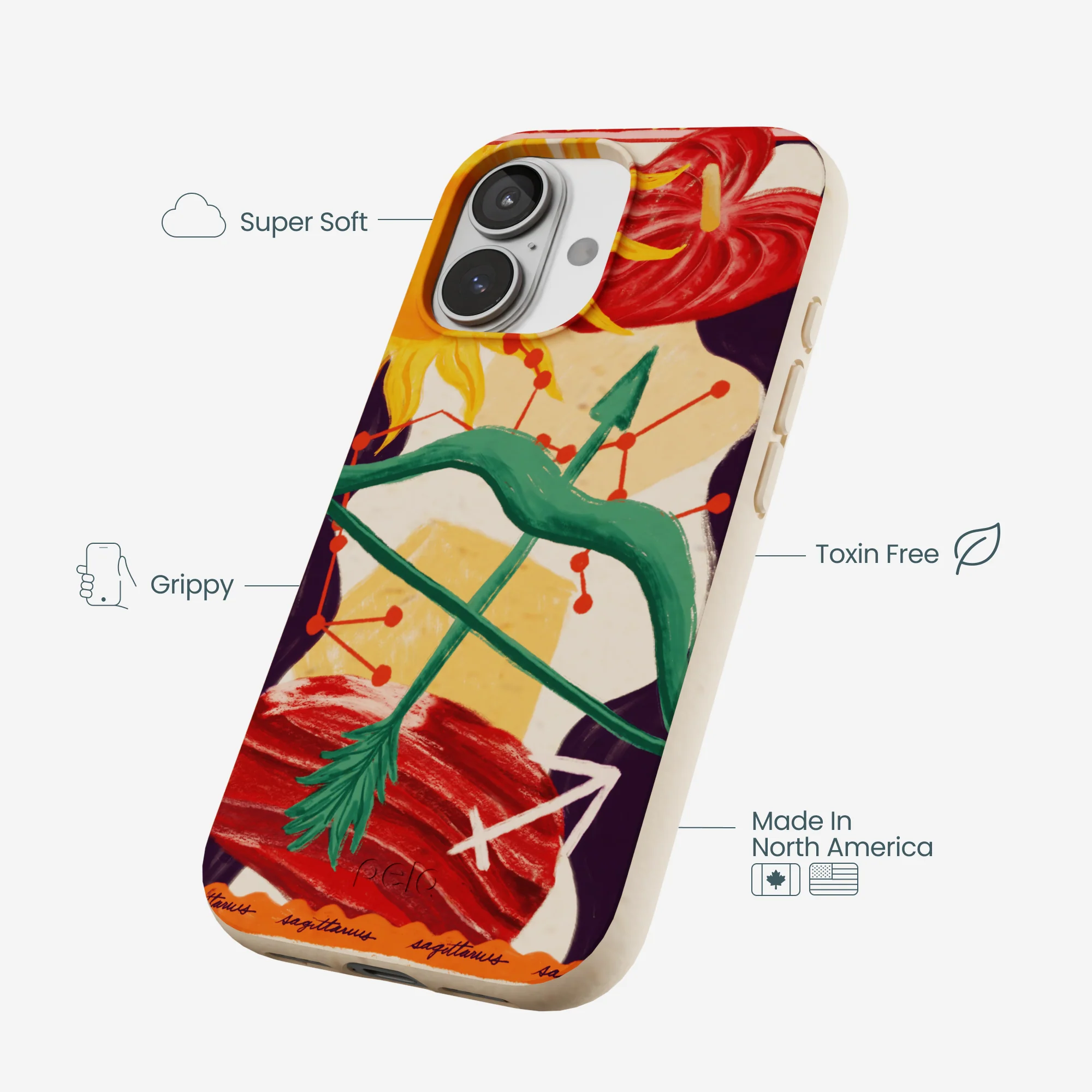 Seashell Sagittarius Archer iPhone 17 Case - Image 4