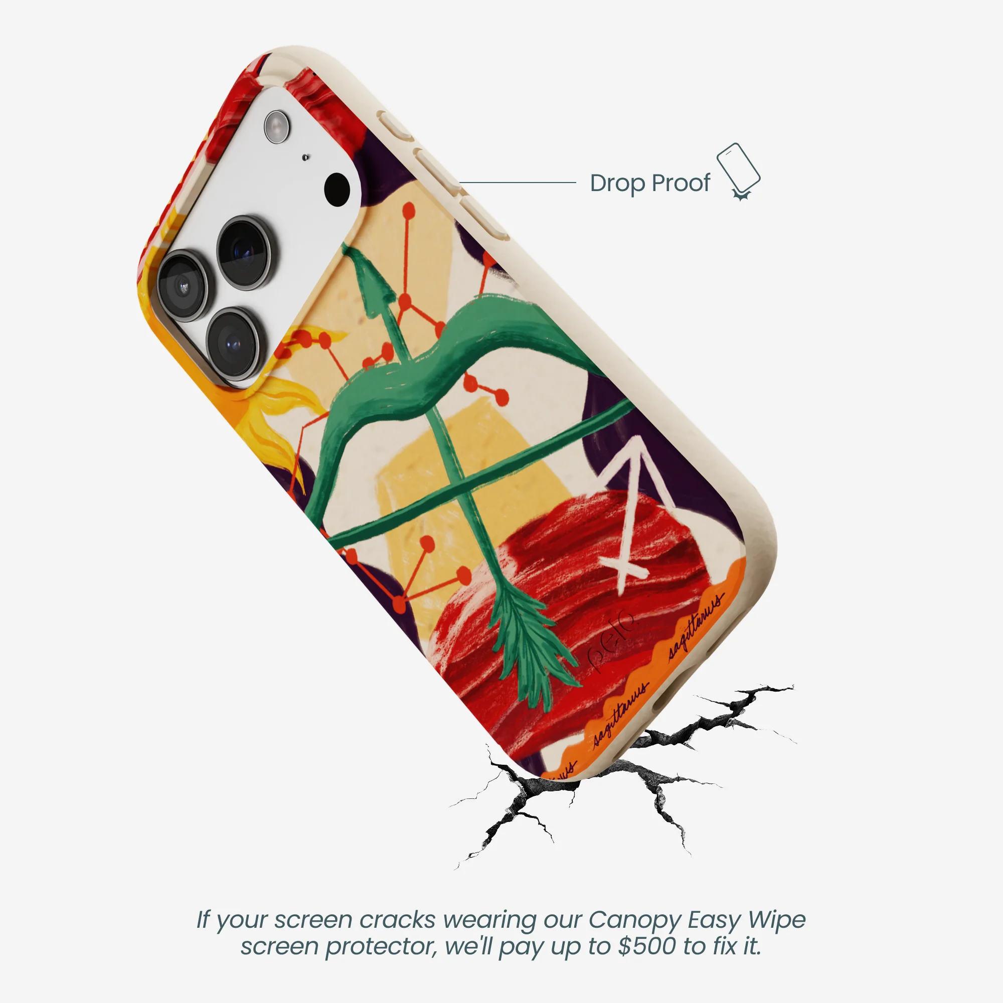 Seashell Sagittarius Archer iPhone 17 Pro Case - Image 5