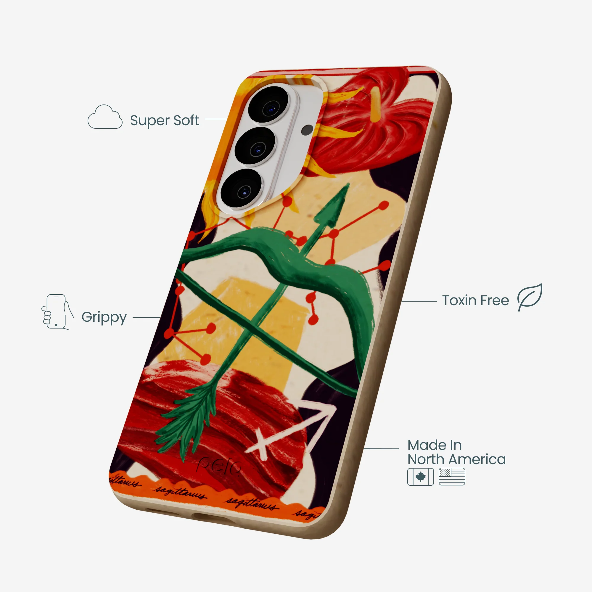 Seashell Sagittarius Archer Samsung Galaxy S26 Case - Image 3