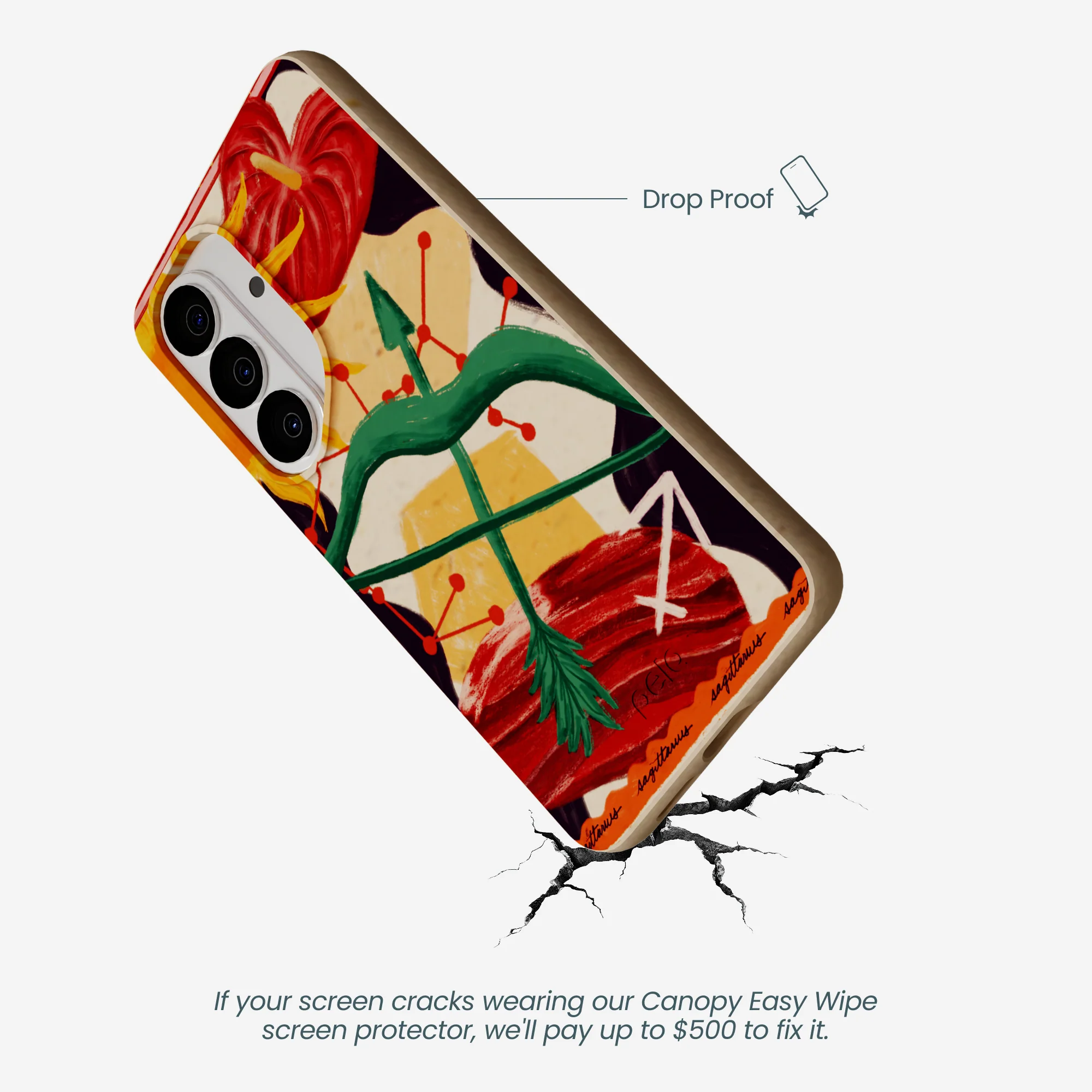 Seashell Sagittarius Archer Samsung Galaxy S26 Case - Image 4