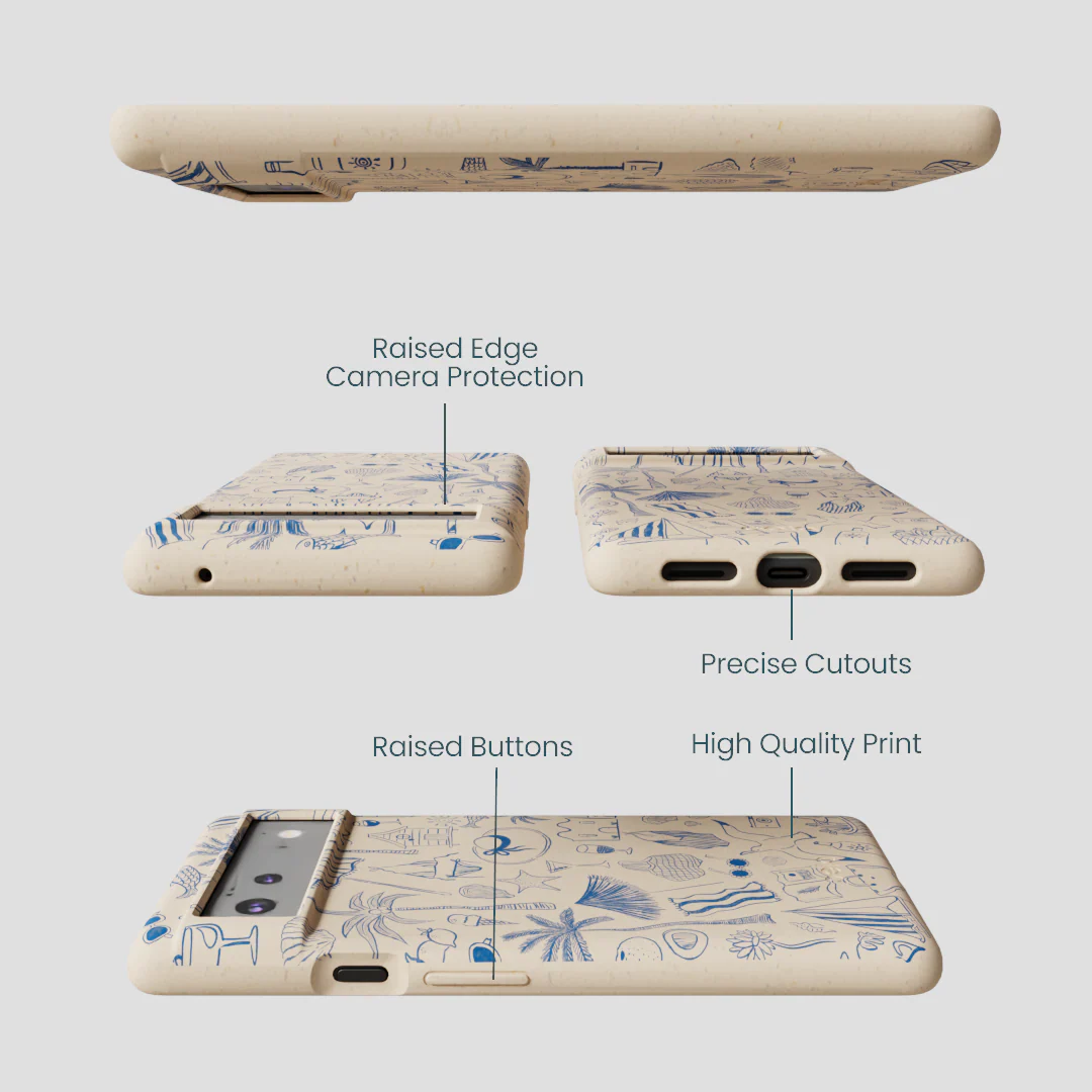 Seashell Salted Ink Google Pixel 6 Case - Image 3