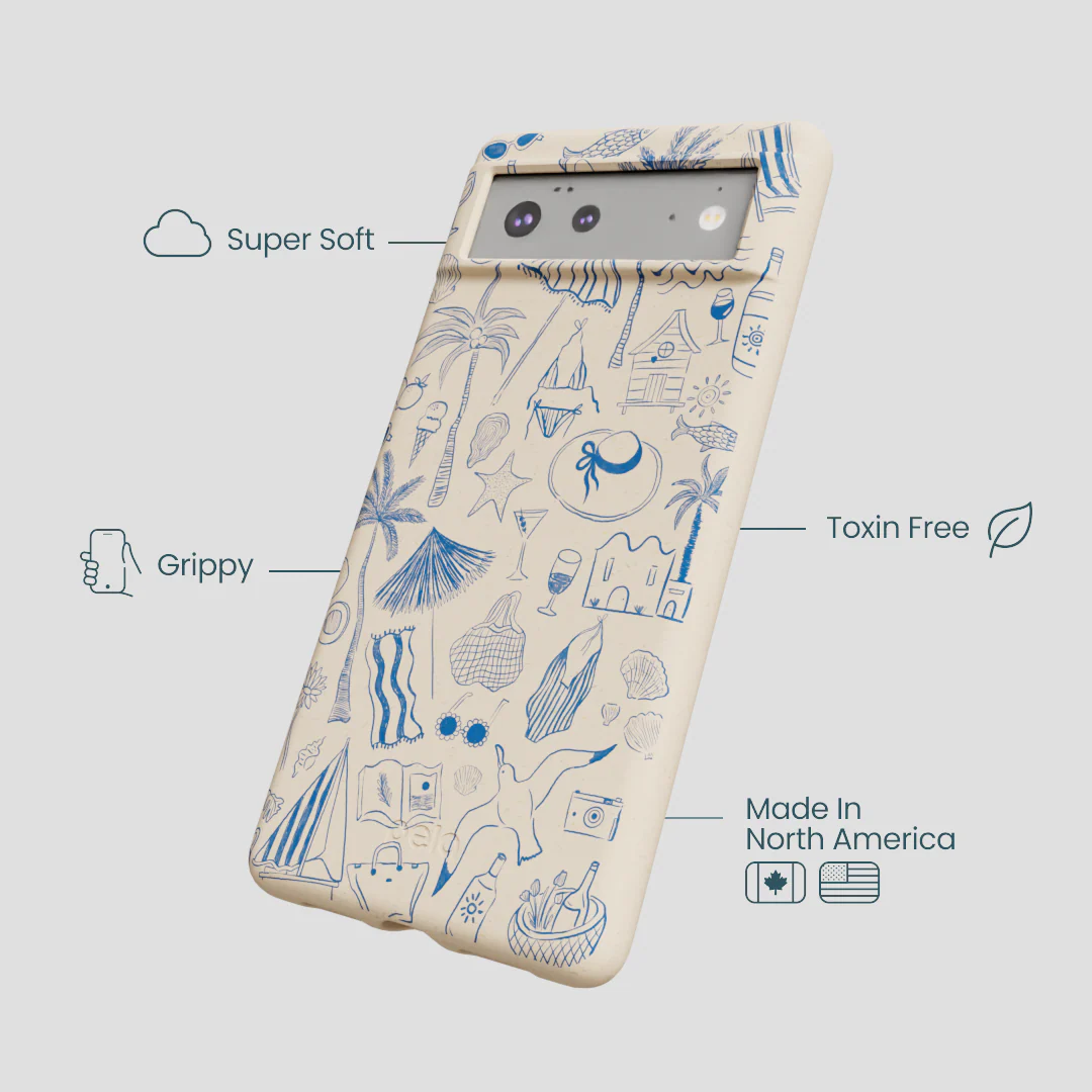 Seashell Salted Ink Google Pixel 6a Case - Image 4