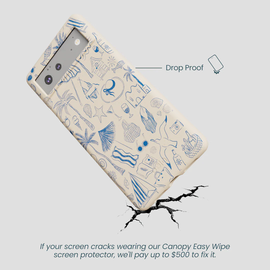 Seashell Salted Ink Google Pixel 6a Case - Image 5